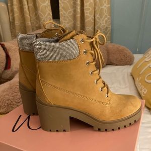 Stylish hiking boots with a bit of bling